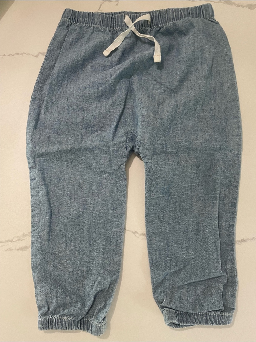 GAP Kids Light Blue Drawstring Jogger Pants